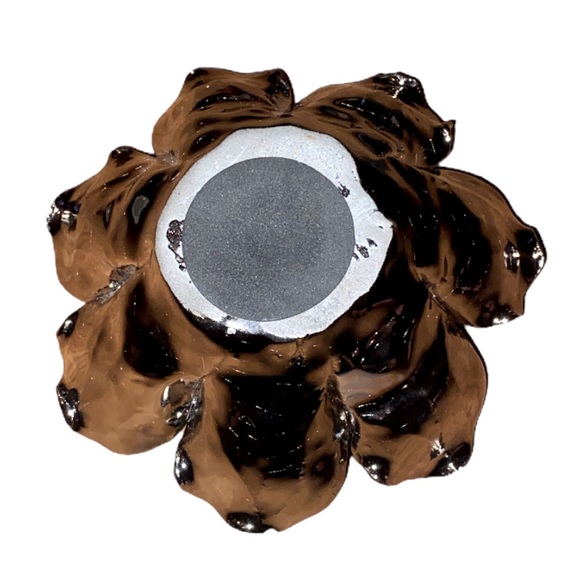 💎RARE!💎 Beautiful Vintage MCM Chrome Paperweight/Table Decor - Picture 2 of 8